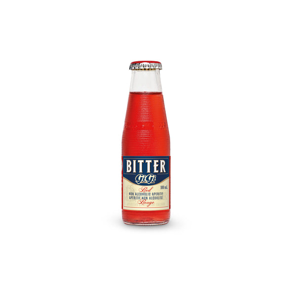 Gigi red bitter, single bottle, imported from Italy