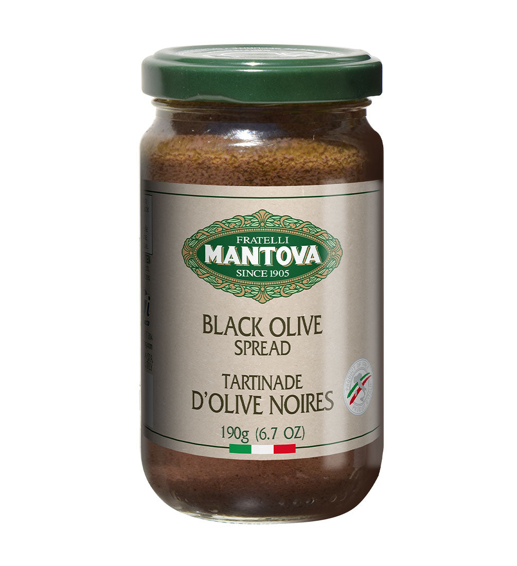 Mantova Black Olive Spread – Gigi Importing