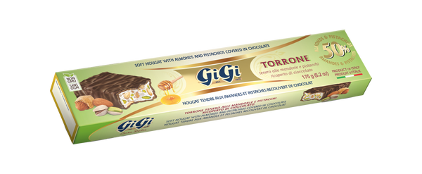 Pistaccio torrone from Gigi, Imported from Italy.