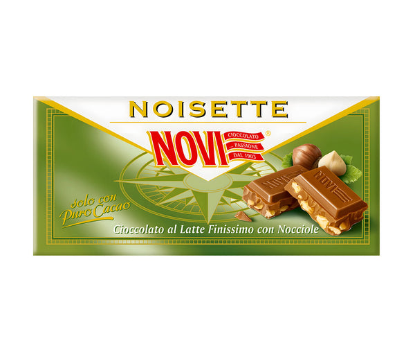 extra fine hazelnut milk chocolate bar, imported from Italy for wholesale