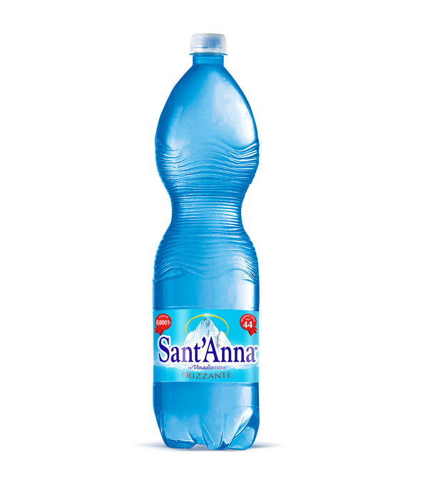 sant'anna frizzante 1 lt bottle, imported from Italy