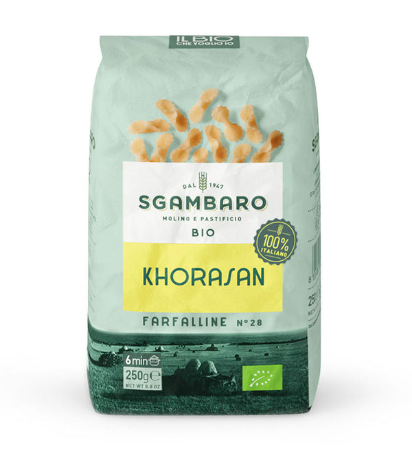 ORGANIC KHORASAN PASTA / FARFALLINE