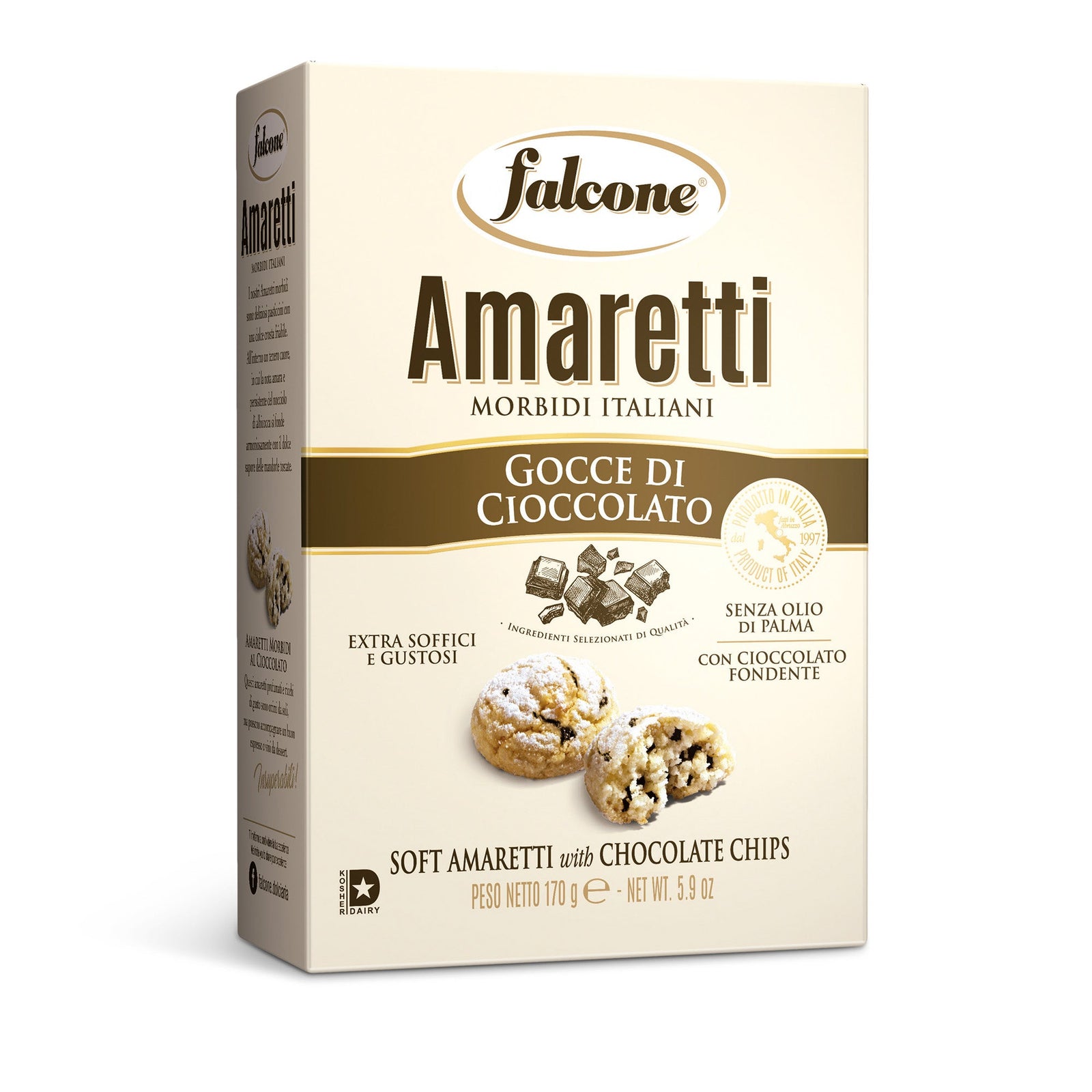 Falcone Soft Chocolate Chip Amaretti – Gigi Importing