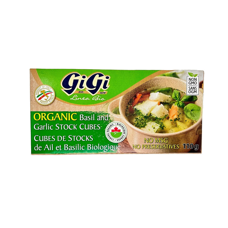 GiGi Linea Bio Organic Basil & Garlic Stock Cubes
