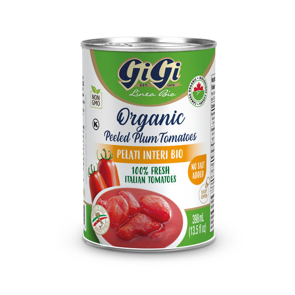 GiGi Linea Bio Organic Peeled Plum Tomatoes