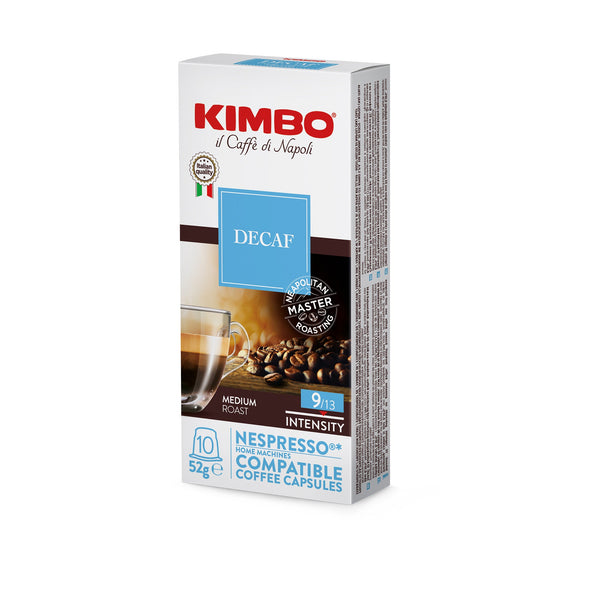 Kimbo Nespresso Capsules Decaf Blend