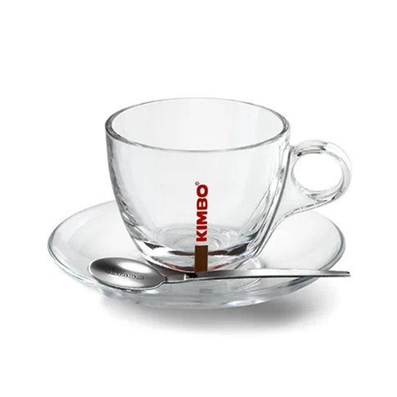 Kimbo Glass Cappuccino Cups