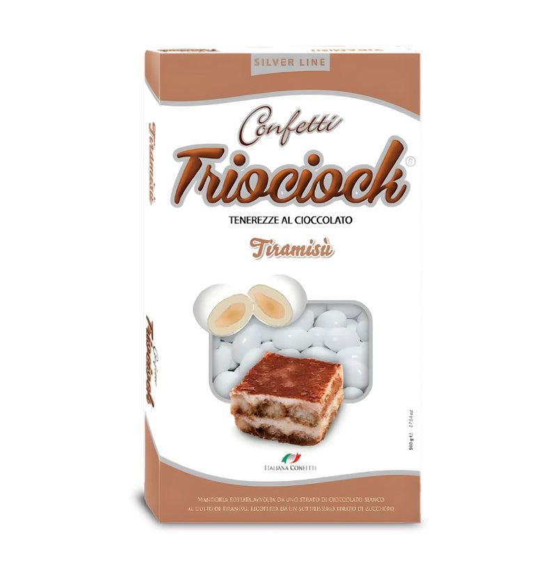 Triociock confetti tiramisu, imported from Italy for wholesale distribution